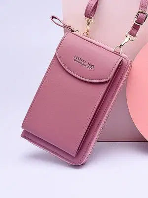 Stylish Women's Maroon Crossbody Bag - 1 Pc