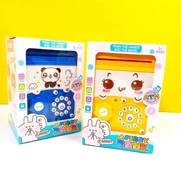 Musical Cartoon Money Safe Bank For Kids - 1 Pc