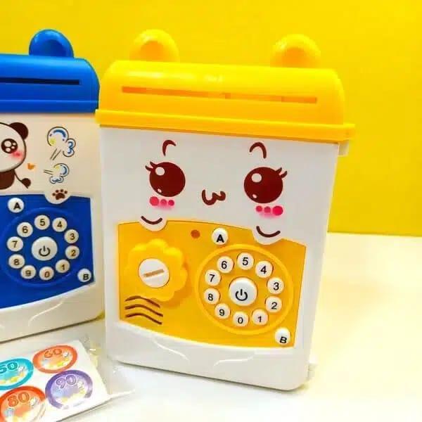 Musical Cartoon Money Safe Bank For Kids - 1 Pc