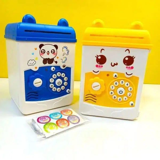 Musical Cartoon Money Safe Bank For Kids - 1 Pc