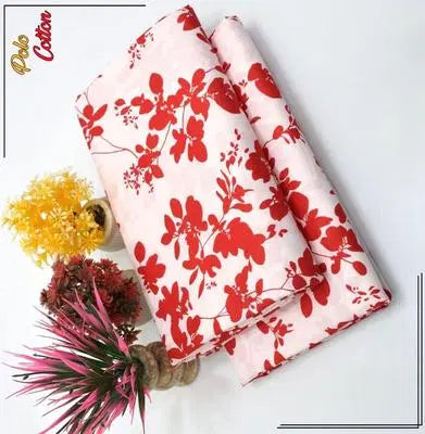 2 Pcs Women's Unstitched Printed Suit